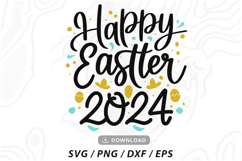 Happy Easter 2024 Svg Easter Bunny Svg Graphic By Ya Design Store · Creative Fabrica