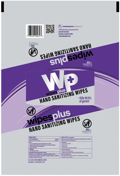 Ethyl Alcohol Sanitizing Wipes Cloth