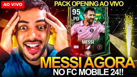 MESSI AGORA NO FC PACK OPENING AO VIVO PACKS ESPECIAIS DE NATAL NO