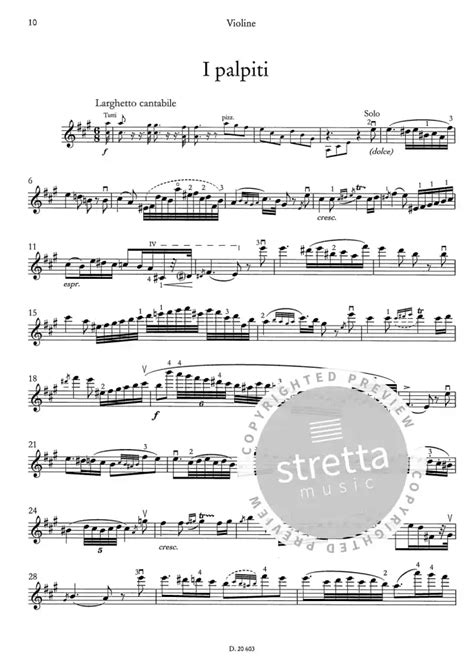 Werke F R Violine Und Orchester Von Niccol Paganini Im Stretta