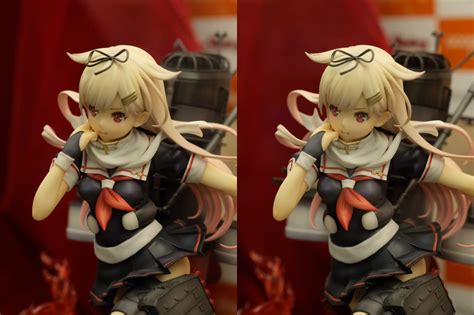 グッドスマイルカンパニー 艦これ 夕立改二 フィギュア サンプル展示 3dの立体視でフィギュアを眺めるブログ