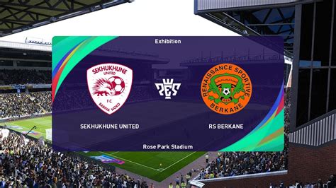 Sekhukhune United Vs RS Berkane 25 02 2024 CAF Confederations Cup PES