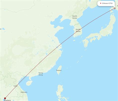 All Flight Routes From Sapporo To Koh Samui Cts To Usm Flight Routes