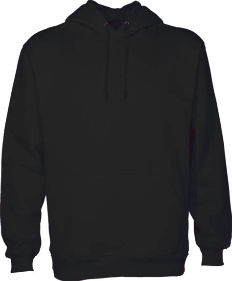 Plain Black Hoodie Transparent Png