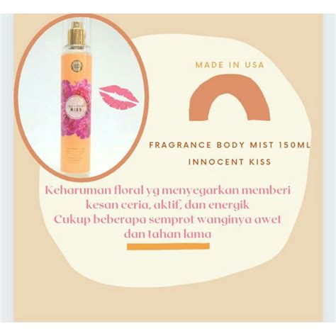 Jual Fragrance Body Mist Ml Innocent Kiss Made In Usa Inspired By