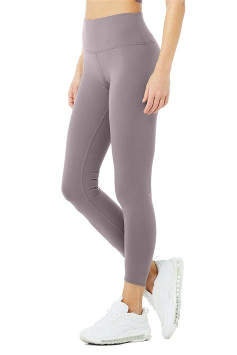 7 8 High Waist Airbrush Legging White Alo Yoga Legging High