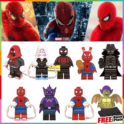 Spider Man Minifigures Miles Morales Gwen Stacy Miles Morales Spider Ham Miles Morales Prowler