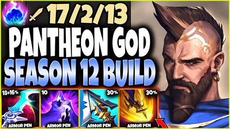 New Season Max Pen Pantheon Build Is Here To One Shot All Lol Top