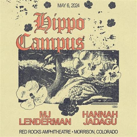 Hippo Campus At Red Rocks Ampitheatre On May 6 R Hippocampusband