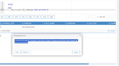 Cuba Conversionexception Converter Returned An Object Of Type