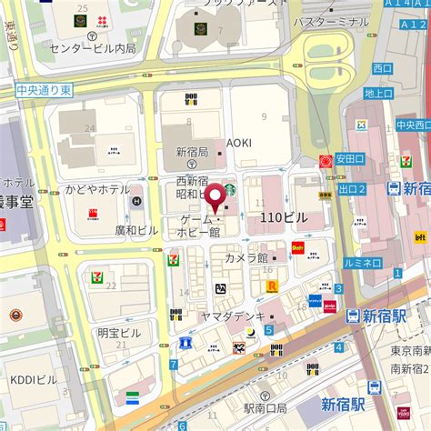 東京都新宿区西新宿1－12－7 の地図 Mapfan