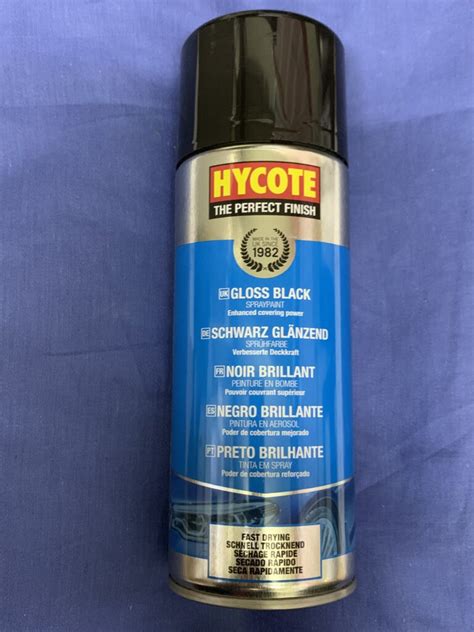 Uk0272 Gloss Black Aerosol Paint 400ml The Mgb Hive