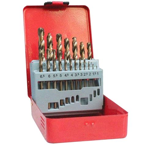 19 Piece Set Cobalt Drill Bit Set 1 0 10mm M35 Carbide Drill Bits 5