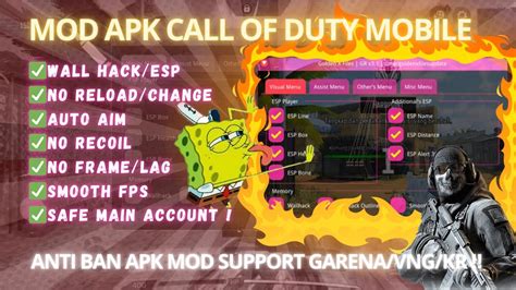 CHEAT CALL OF DUTY MOD MENU CALL OF DUTY GARENA 1 6 48 WALLHACK AIM