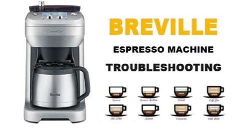 5 Breville Espresso Machine Troubleshooting Guide