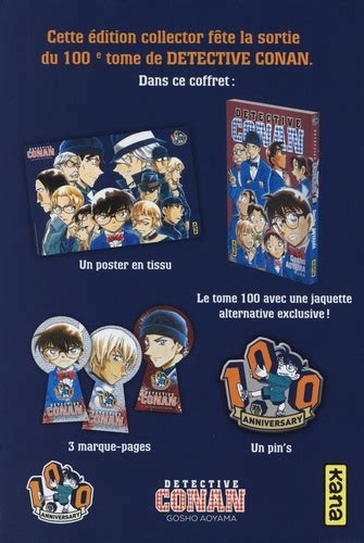 D Tective Conan Tome Coffret Avec Le Manga G Sh Aoyama