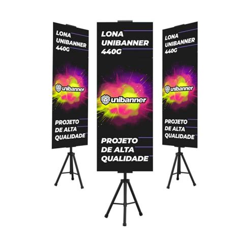 Lona Unibanner Smoothness FrontLight 440g 300500 3 20m X 50m Fundo