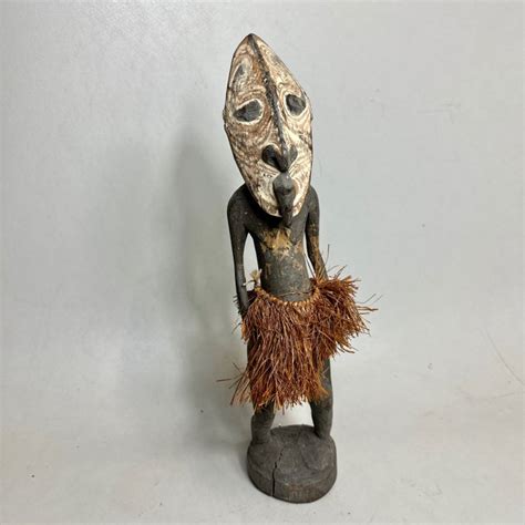 Ancestor Figure Plant Fibre Wood Sepik Papua New Catawiki