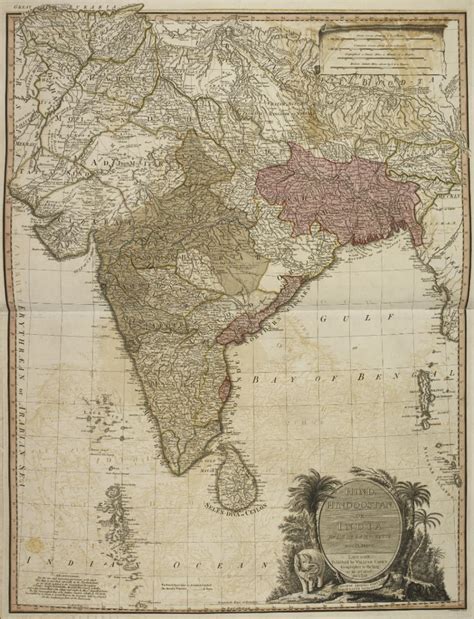 Hindoostan 1788 The Map Company