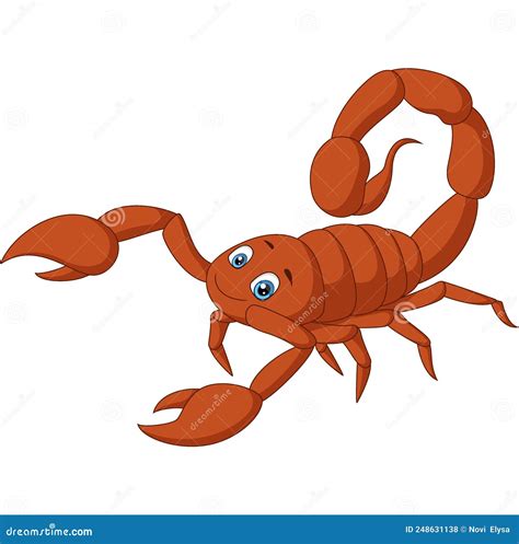 Cute Scorpion Cartoon Illustration | CartoonDealer.com #277480632