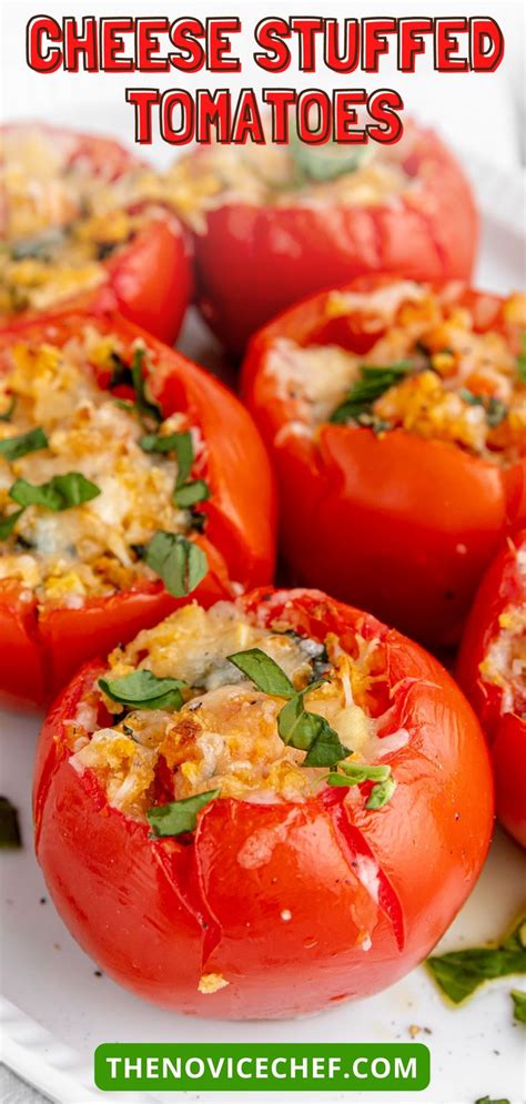 Cheese Stuffed Tomatoes Recipe Loaded With Breadcrumbs And Cheese Tomato Side Dishes