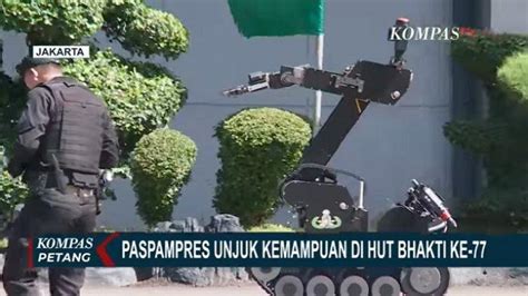 Ulang Tahun Paspampres Ke 77 Pamer Robot Penjinak Bom Wartakotalive