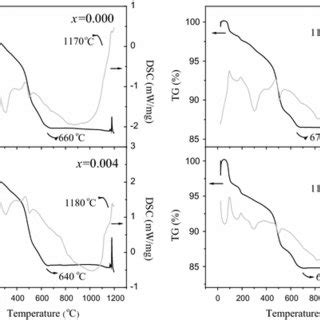 Thermogravimetric Analysis TG And Differential Scanning Calorimetry