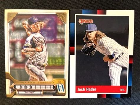 Mlb Josh Hader Topps Gypsy Queen Donruss Retro