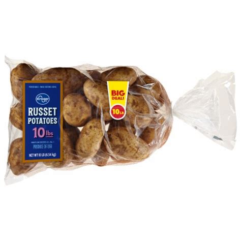 Kroger® Russet Potatoes Big Deal In 10 Lb Bag 10 Lb Harris Teeter