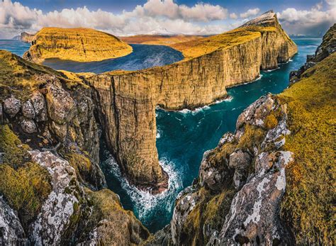 Sørvágsvatn Or Leitisvatn Is The Largest Lake In The Faroe Islands It