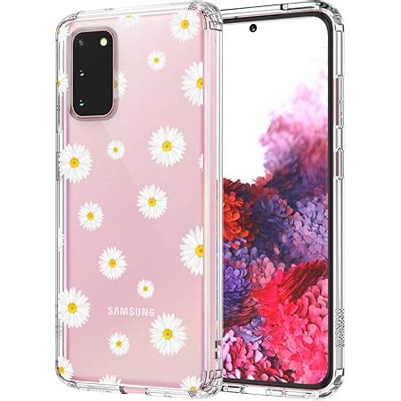 MOSNOVO Galaxy S20 Hülle Gänseblümchen Blühen Blumen Flower Muster TPU