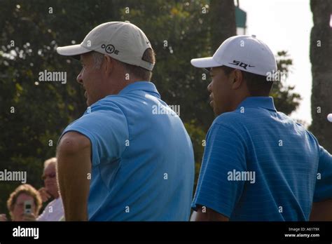 Tiger Woods and Steve Williams caddy Stock Photo - Alamy