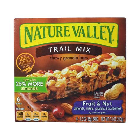 Nature Valley Trail Mix Chewy Granola Bars Fruit And Nut 6 Pcs Online At