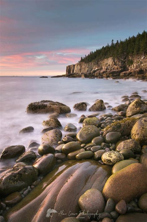 Cobblestone Beach Acadia National Park Alan Crowe Photography