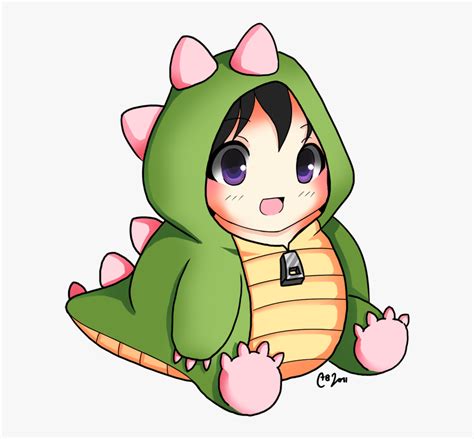 Anime Dino Cute Baby Anime Boy Hd Png Download Transparent Png