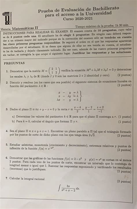 Quejas Y Des Nimo Por El Examen De Matem Ticas Ii De La Ebau El