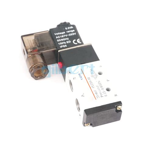 V Bspt Port Position Solenoid Air Valve For Pneumatic