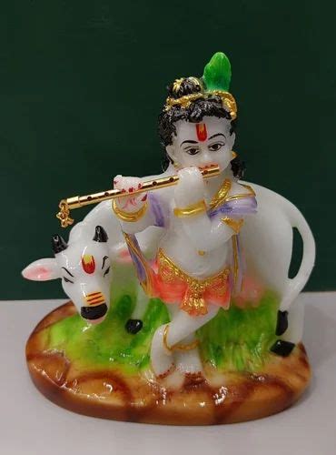 Polyresin Cow Krishna Statue At Rs Resin Krishna Moorti In Jaipur