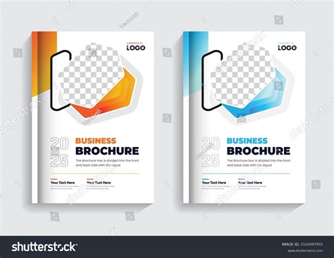 Company Business Brochure Cover Page Annual Stock Vector Royalty Free