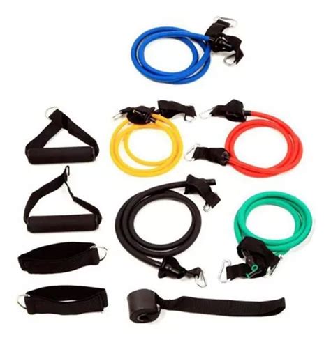 Kit Elasticos Fitness Funcional Tubing Treino Extensores MercadoLivre