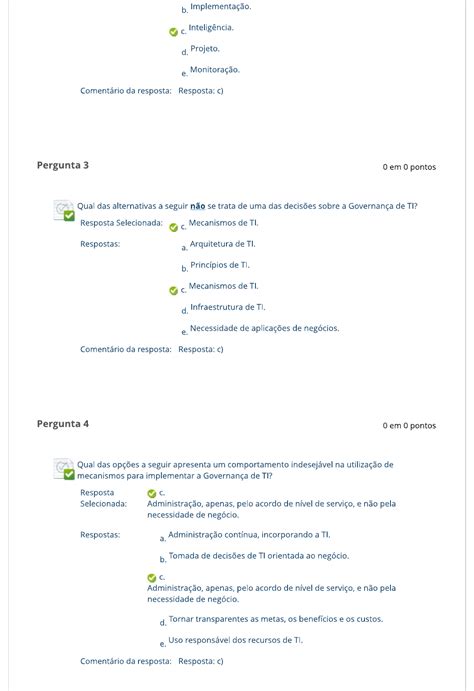 Governan A Corporativa De Ti Atividade Teleaula Ii Governan A Corporativa