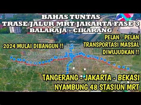 Bahas Tuntas 48 Stasiun MRT Fase 3 Balaraja Jakarta Cikarang 160 T