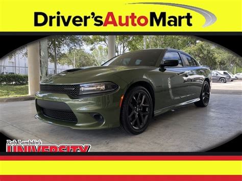 2021 Dodge Charger R T 6506 Miles F8 Green 4d Sedan Hemi 5 7l V8 Multi