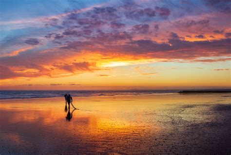 Free Images Sunset Ocean Horizon Sunrise Reflection Sea Water