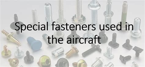 Special Fasteners In Aircraft Ensuring Safety And Structural Integrity