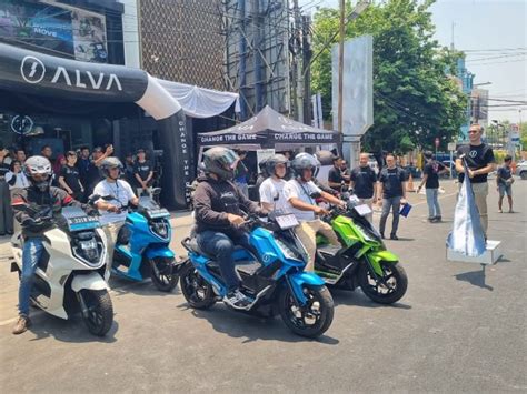 Motor Listrik Alva Garap Pasar Semarang Jatengpos Co Id