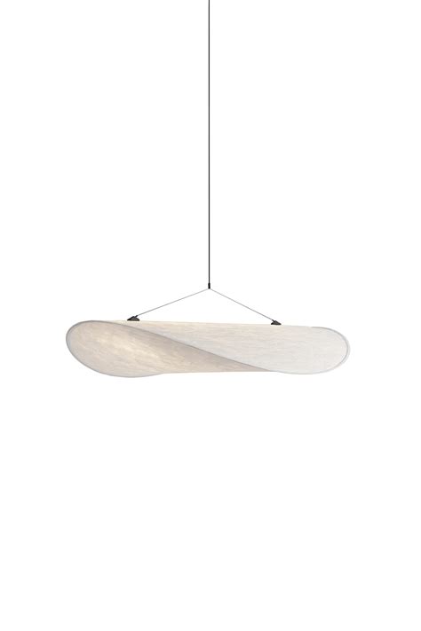 New Works Tense Pendant Lamp Péndulo Medium White Tyvek