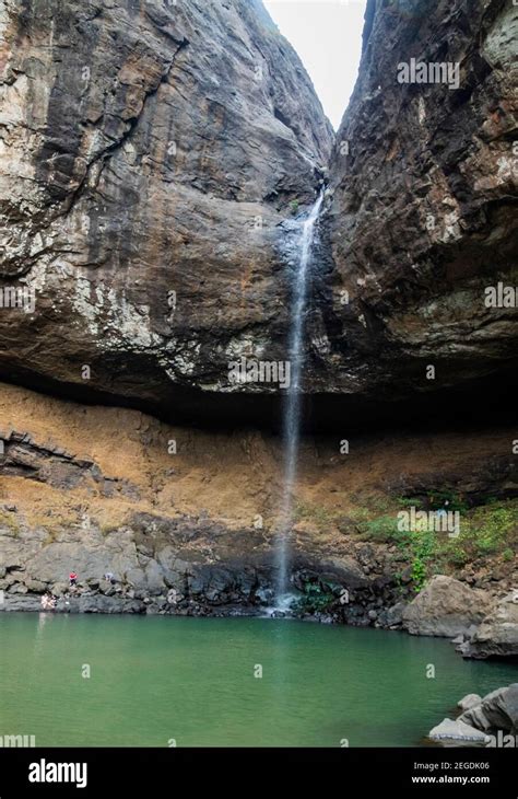 Devkund Waterfall Near Lonavla Maharashtra Stock Photo Alamy