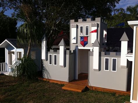 Timber Castle Cubby House Built With Quality Materials Strong And