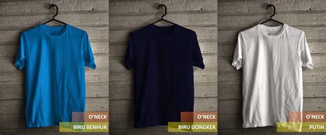 Detail Mockup Kaos Biru Dongker Koleksi Nomer 11